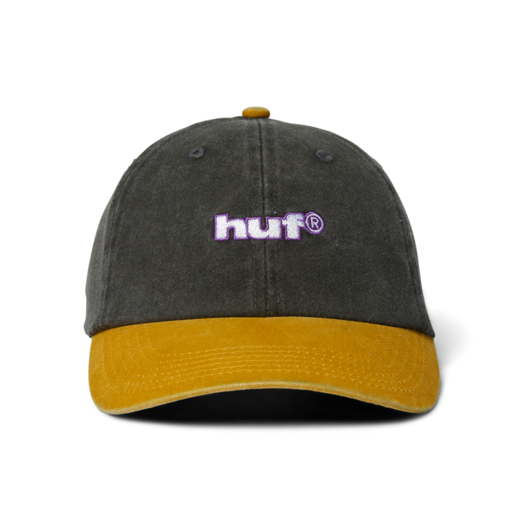 Huf Huf Two Tone 89 Washed 6 Panel Hat (Mens) | Black