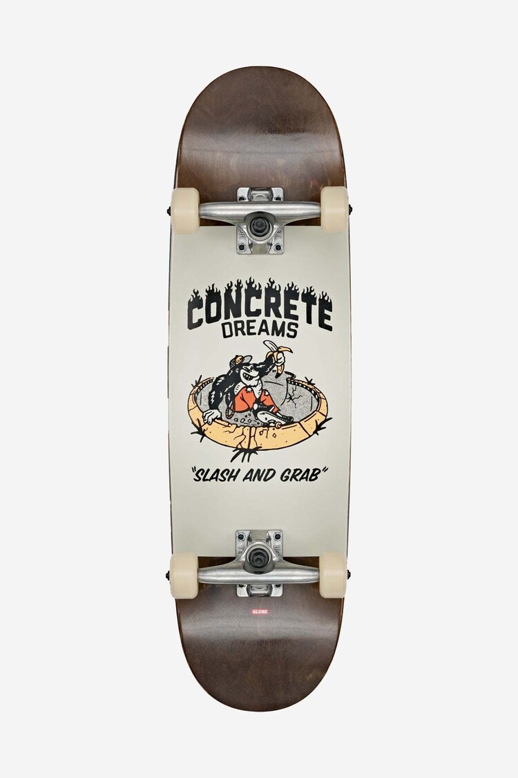 Globe Globe Softie Mid Complete (Youth) | Dark Maple/Concrete Dreams