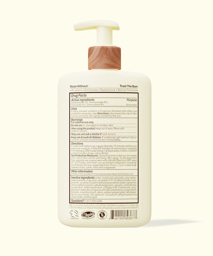 SUN BUM Sun Bum Daily Face Body Spf 50 8 Oz