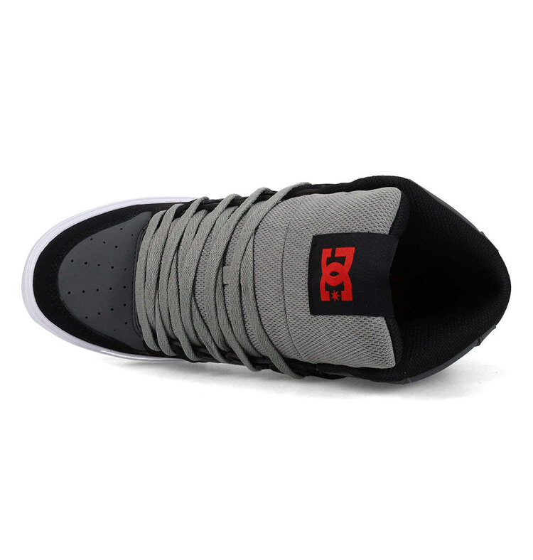 DC Dc Pure High Top Wc (Mens) | Grey/Black/Red