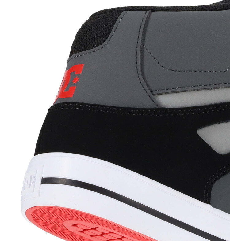 DC Dc Pure High Top Wc (Mens) | Grey/Black/Red