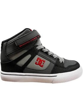 DC Dc Pure Hi Top Ev (Youth) | Grey/Black/Red