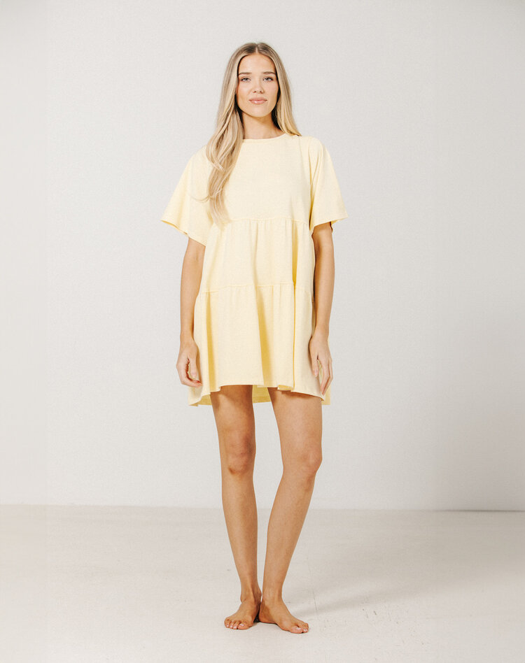 Brunette Brunette Tiered Dress | Limoncello