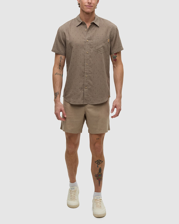 Tentree Tentree Small Tree Mancos Shirt (Mens) | Clay/Small Tree