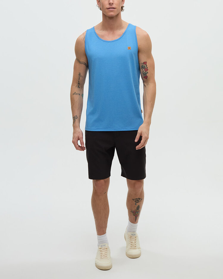 Tentree Tentree Pender Tank (Mens) | Blue Lagoon Htr