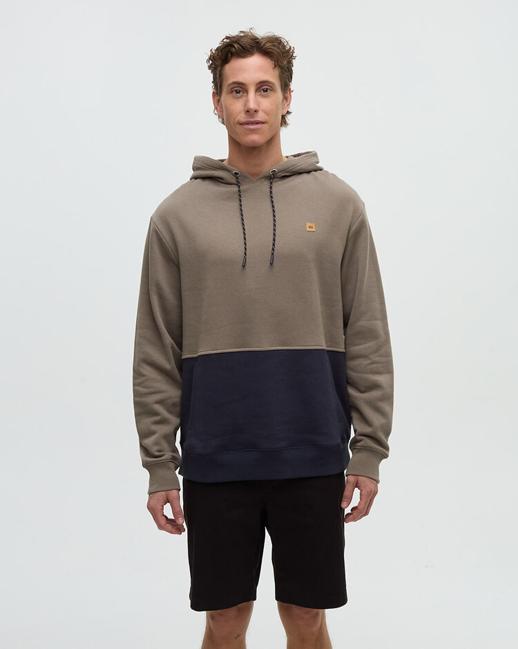 Tentree Tentree Howson Hoodie (Mens) | Clay/Midnight Blue