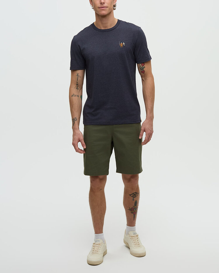 Tentree Tentree Sasquatch Tee (Mens) | Midnight Blue Htr/Fishing