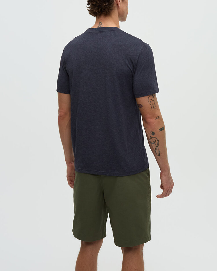 Tentree Tentree Sasquatch Tee (Mens) | Midnight Blue Htr/Fishing