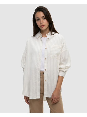 Tentree Tentree West End Shirt (Womens) | Undyed/Double Stripe