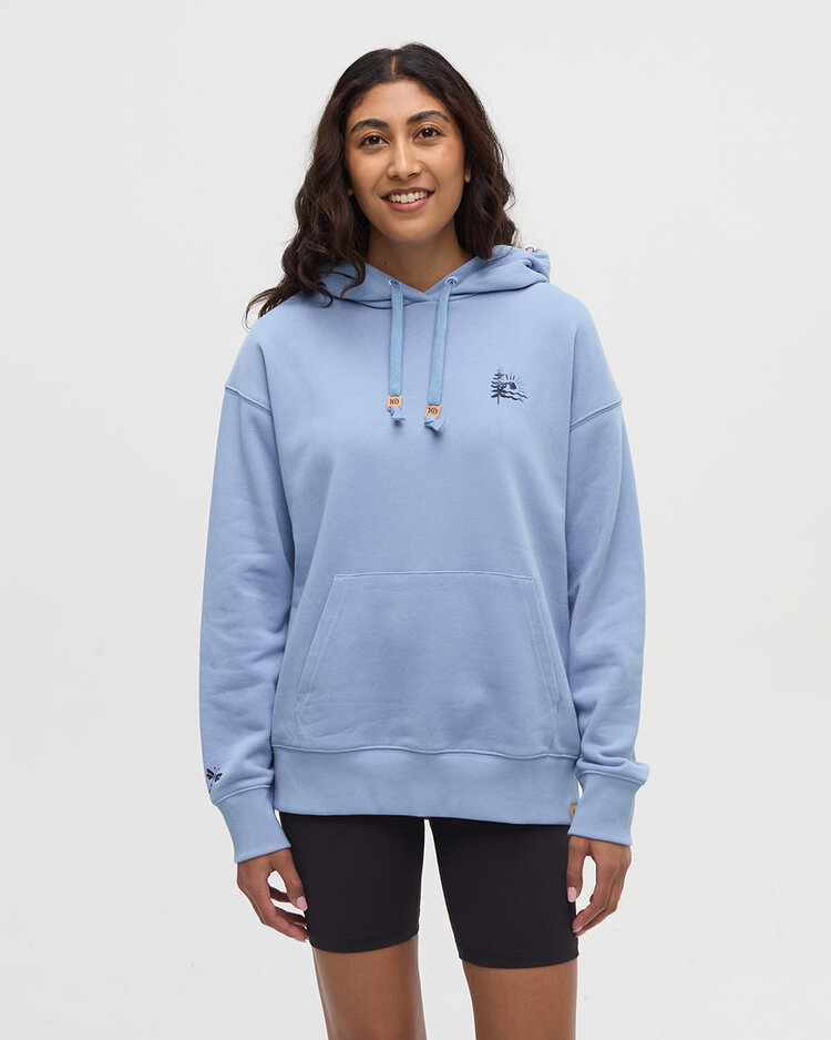 Tentree Tentree Sunrise Relaxed Hoodie (Womens) | Lakeside Blue/Blue