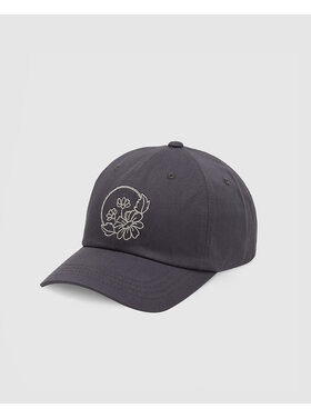 Tentree Tentree Daisy Embroidery Peak Hat (Unisex) | Graphite/White Oak