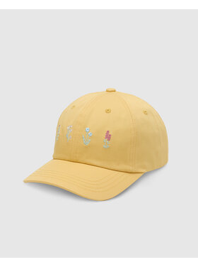 Tentree Tentree Spring Flora Peak Hat (Unisex) | Dusk Yellow/Rosewood