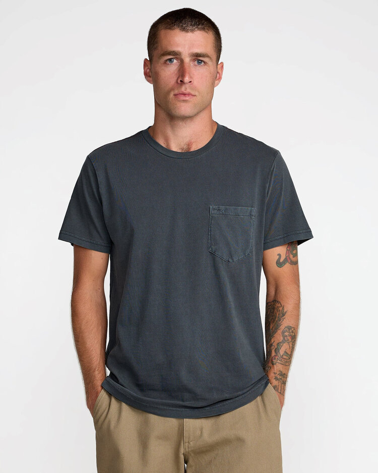 RVCA Rvca Ptc 2 Pigment Ss (Mens) | Pirate Black