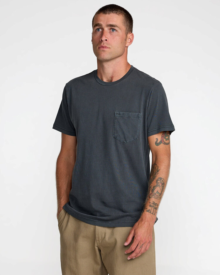 RVCA Rvca Ptc 2 Pigment Ss (Mens) | Pirate Black