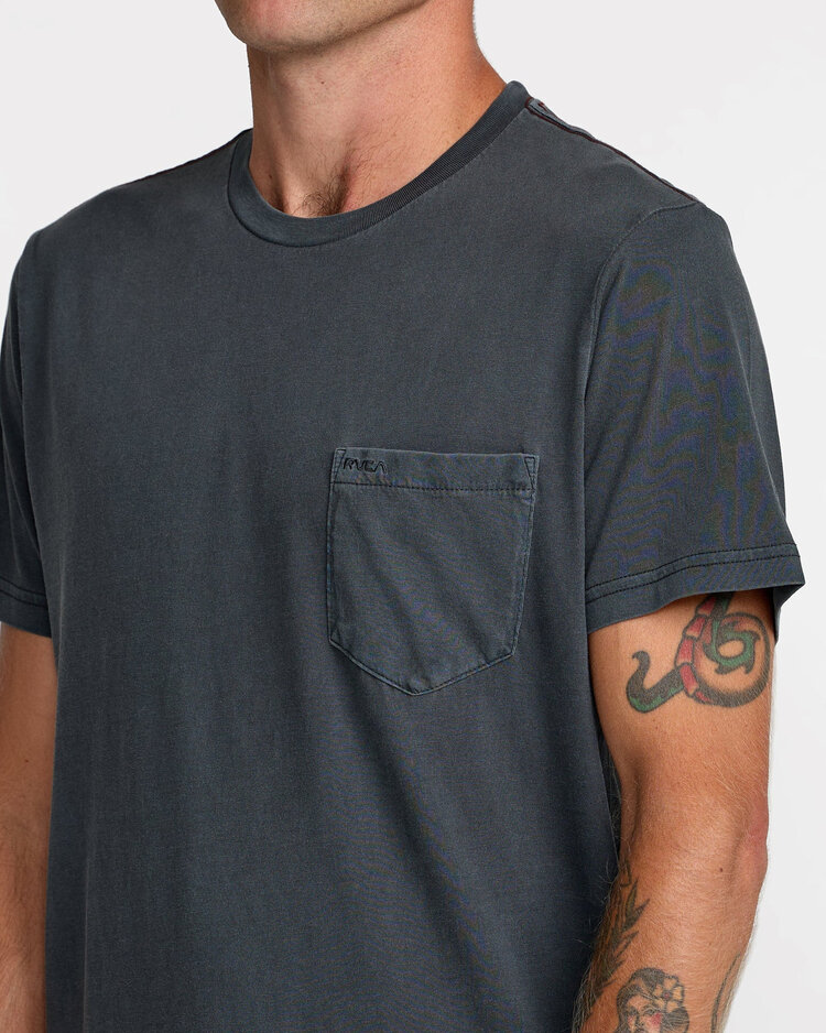 RVCA Rvca Ptc 2 Pigment Ss (Mens) | Pirate Black