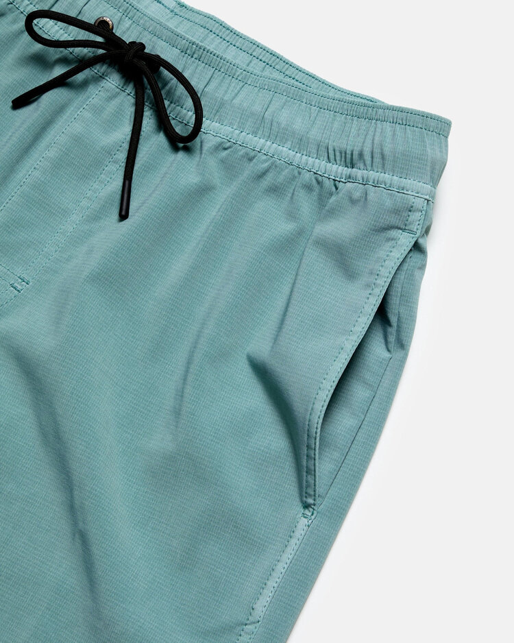 RVCA Rvca Va Pigment Elastic Short 16 (Mens) | Blue Haze