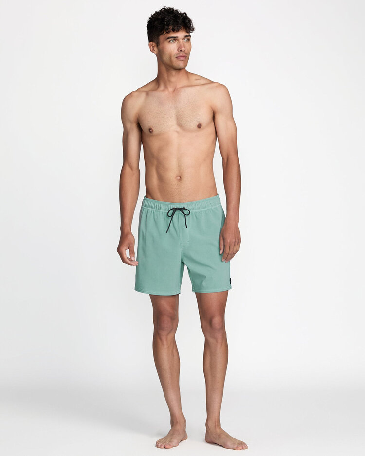 RVCA Rvca Va Pigment Elastic Short 16 (Mens) | Blue Haze