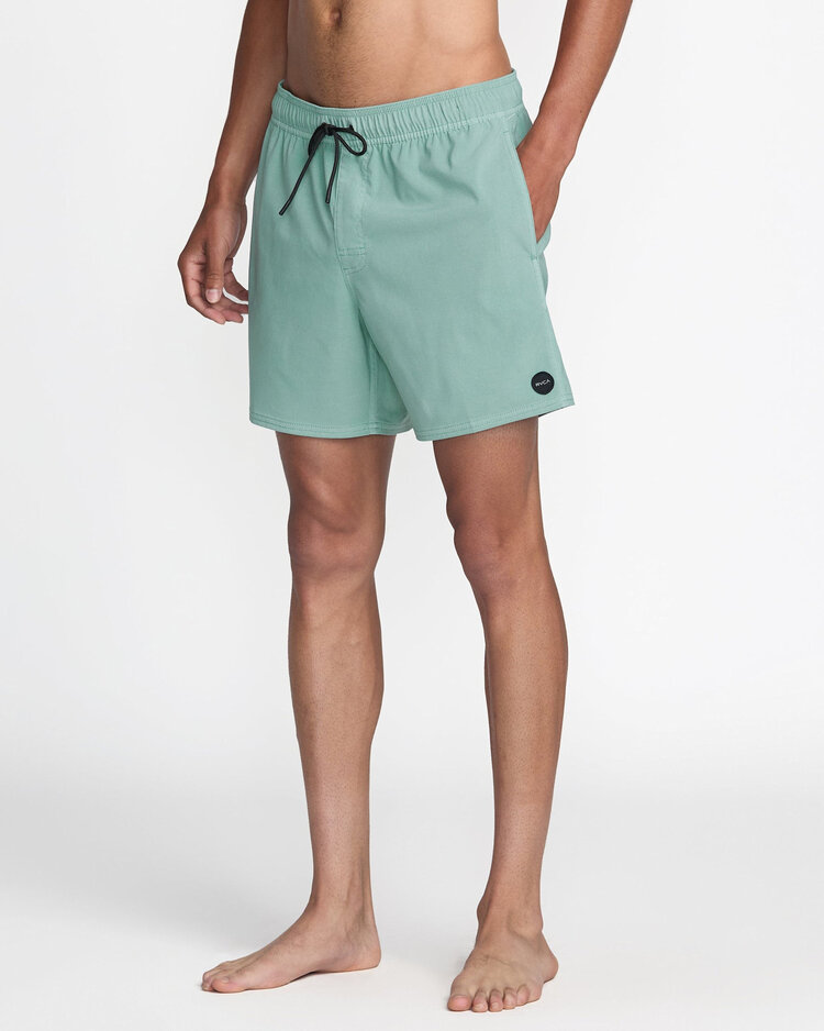 RVCA Rvca Va Pigment Elastic Short 16 (Mens) | Blue Haze