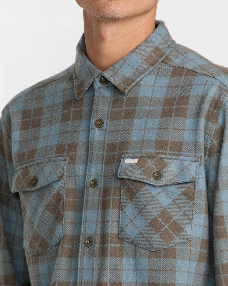 RVCA Rvca Vacancy Flannel Ls (Mens) | Lead
