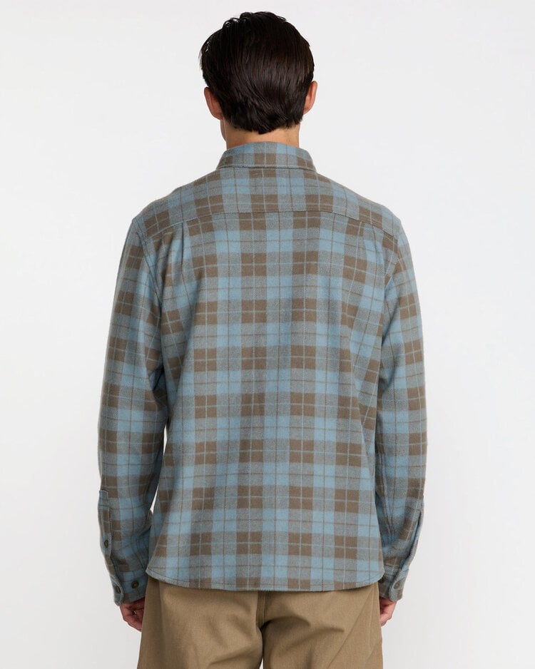 RVCA Rvca Vacancy Flannel Ls (Mens) | Lead