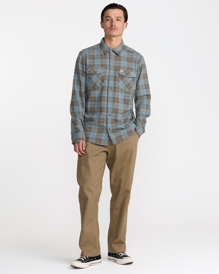 RVCA Rvca Vacancy Flannel Ls (Mens) | Lead