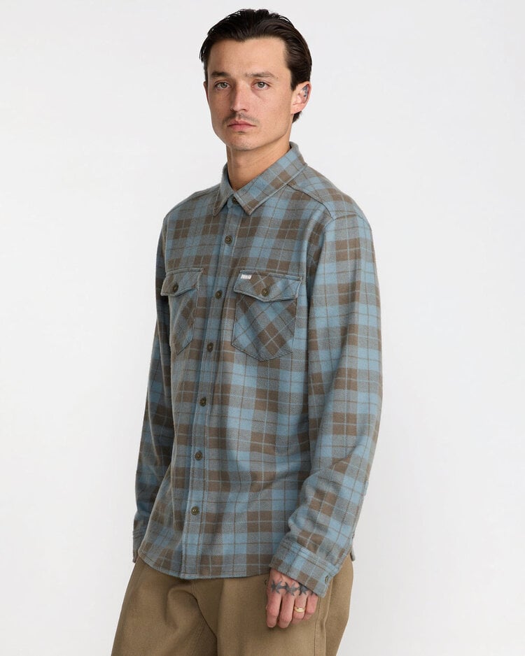 RVCA Rvca Vacancy Flannel Ls (Mens) | Lead