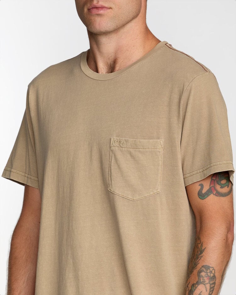RVCA Rvca Ptc 2 Pigment Ss (Mens) | Coyote