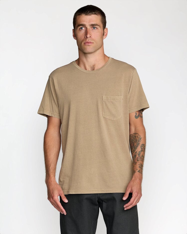 RVCA Rvca Ptc 2 Pigment Ss (Mens) | Coyote