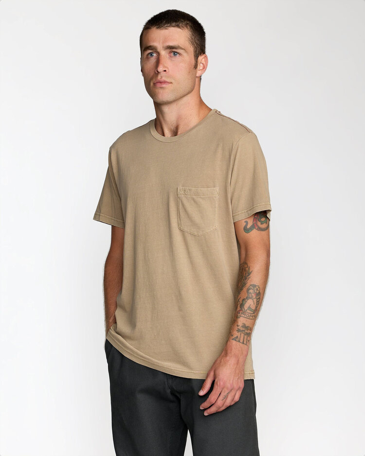 RVCA Rvca Ptc 2 Pigment Ss (Mens) | Coyote