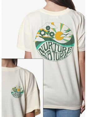 Girl Dangerous Girl Dangerous Nurture Nature Oversized Tee | Off White