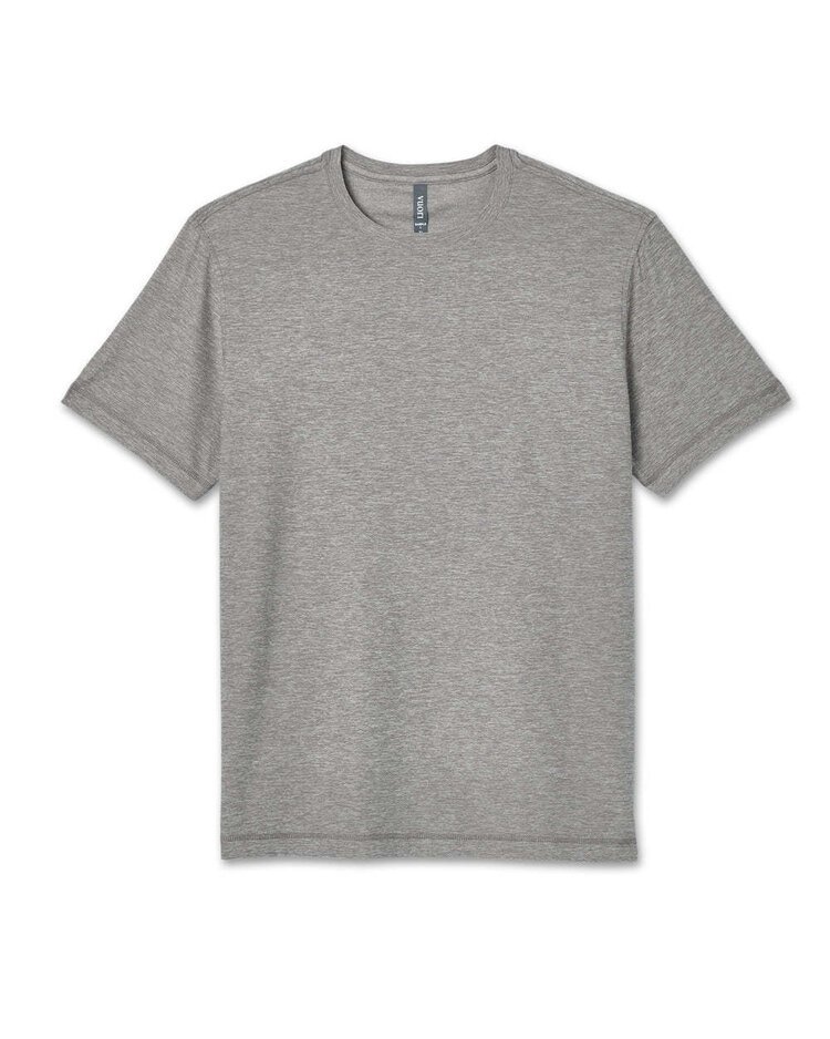 Vuori Vuori Strato Tech Tee (Mens) | Heather Grey
