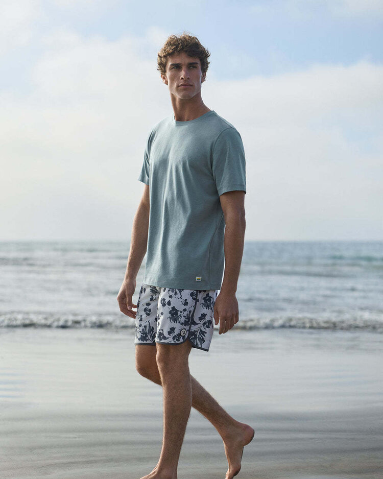 Vuori Vuori Tuvalu Tee (Mens) | Misty Blue