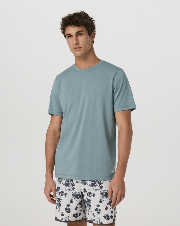 Vuori Vuori Tuvalu Tee (Mens) | Misty Blue
