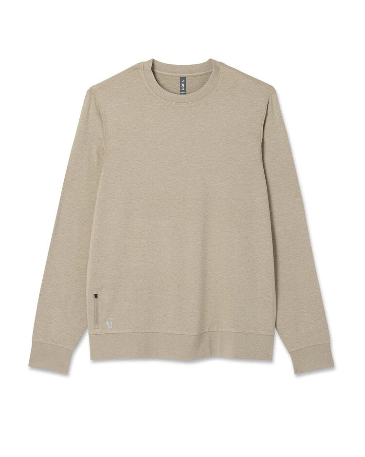 Vuori Vuori Ponto Performance Crew (Mens) | Truffle Heather