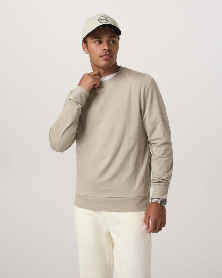 Vuori Vuori Ponto Performance Crew (Mens) | Truffle Heather