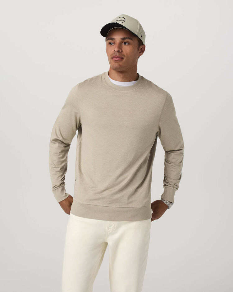 Vuori Vuori Ponto Performance Crew (Mens) | Truffle Heather