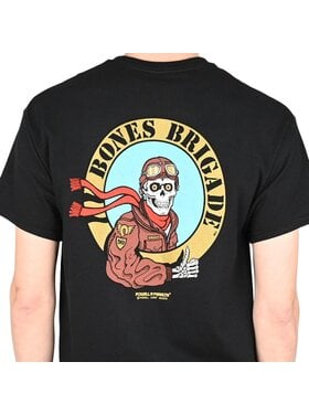 Powell Powell Riper Pilot Tee (Mens) | Black