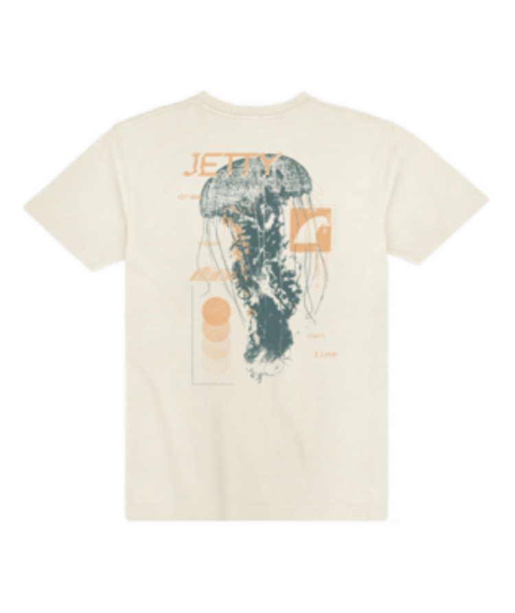 Jetty Jetty Jelly Glitch Tee (Mens) | White