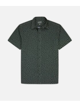 Jetty Jetty Sandspit Tech Woven Shirt (Mens) | Olive