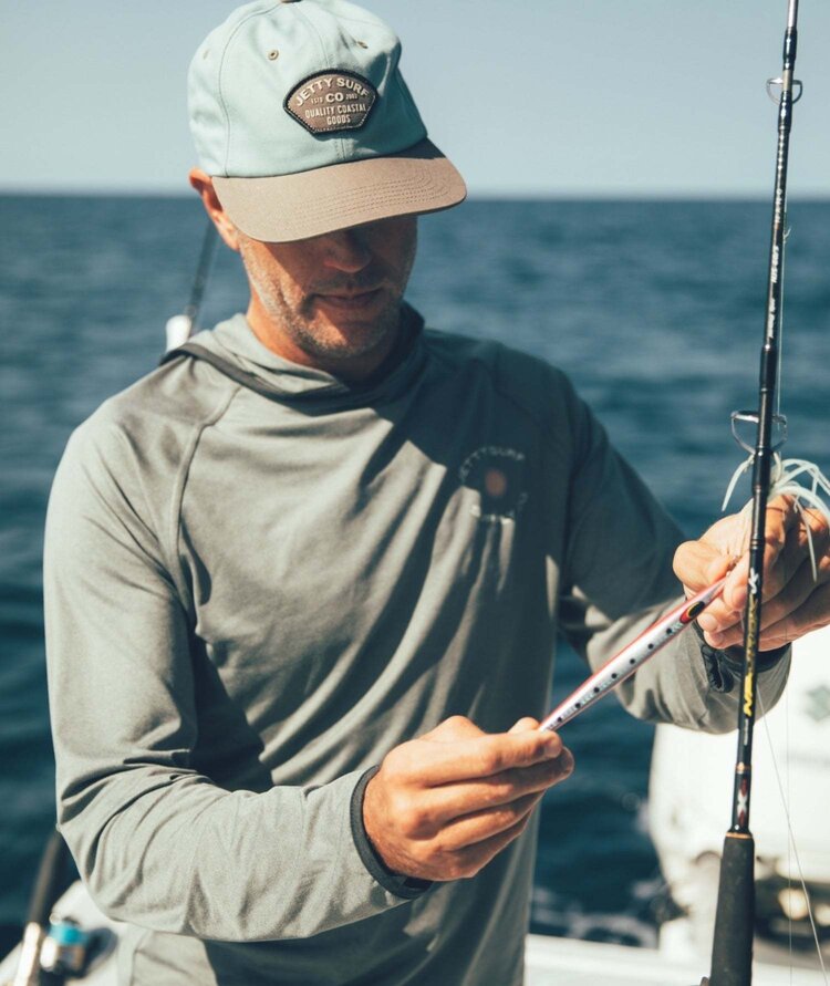 Jetty Jetty Mahi Uv Tech Hoodie (Mens) | Agave