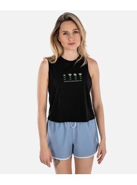Jetty Jetty Bloom And Doom Tank (Womens) | Black