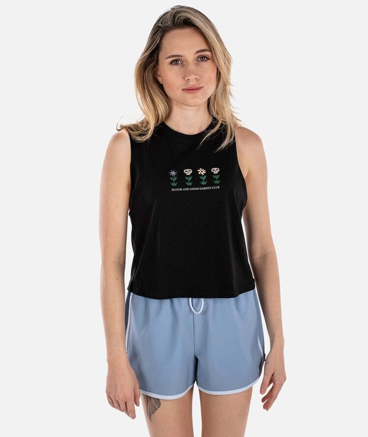 Jetty Jetty Bloom And Doom Tank (Womens) | Black