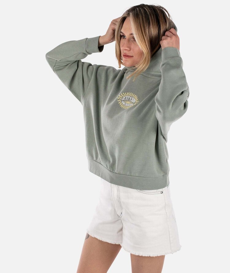 Jetty Jetty Sun Seeker Hoodie (Womens) | Sage Green