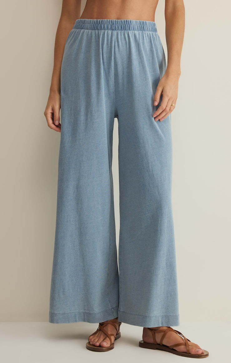 Z Supply Scout Jersey Denim Pant | Ocean Air Indigo - The Drop