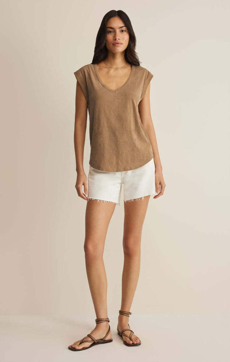 Z Supply Z Supply Per Diem V-Neck Tank | Taro