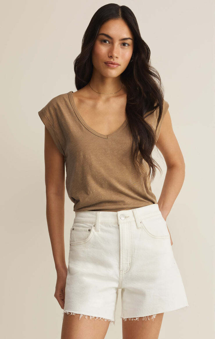 Z Supply Z Supply Per Diem V-Neck Tank | Taro