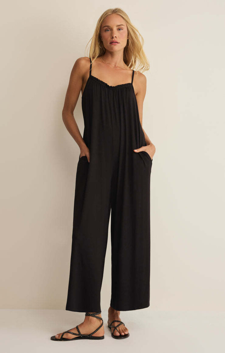 Z Supply Z Supply Day Off Jumpsuit | Black