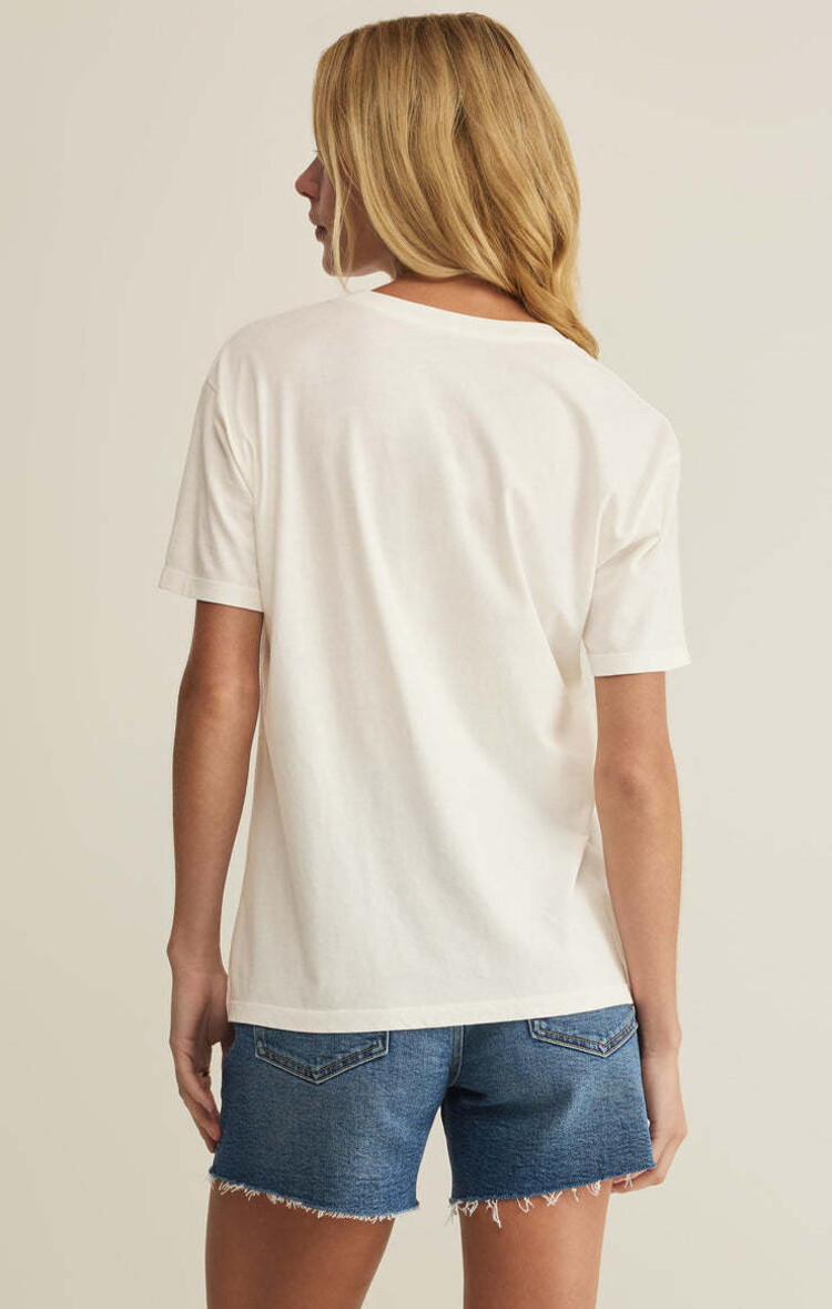 Z Supply Z Supply Palms Boyfriend Tee | Sea Salt