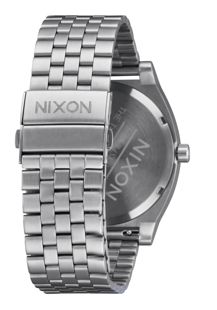 Nixon Nixon Time Teller Solar | Silver/Dusty Blue Sunray