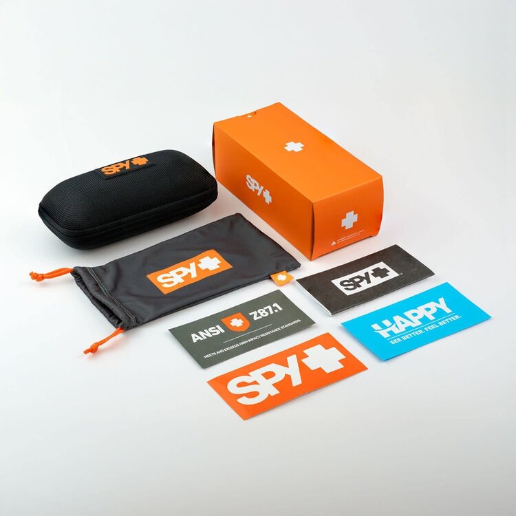 Spy Spy Mainline Ansi Rx Matte Gray | Happy Boost Polar Ice Blue Mirror